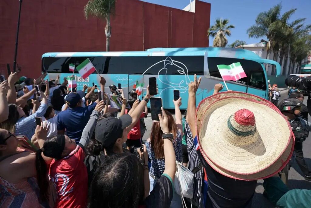 Irán deja Tijuana y debuta bajo estrictas medidas de seguridad