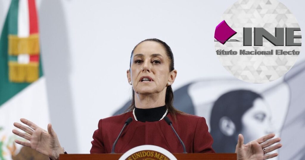 Sheinbaum califica de “exagerado” presupuesto del INE para 2027