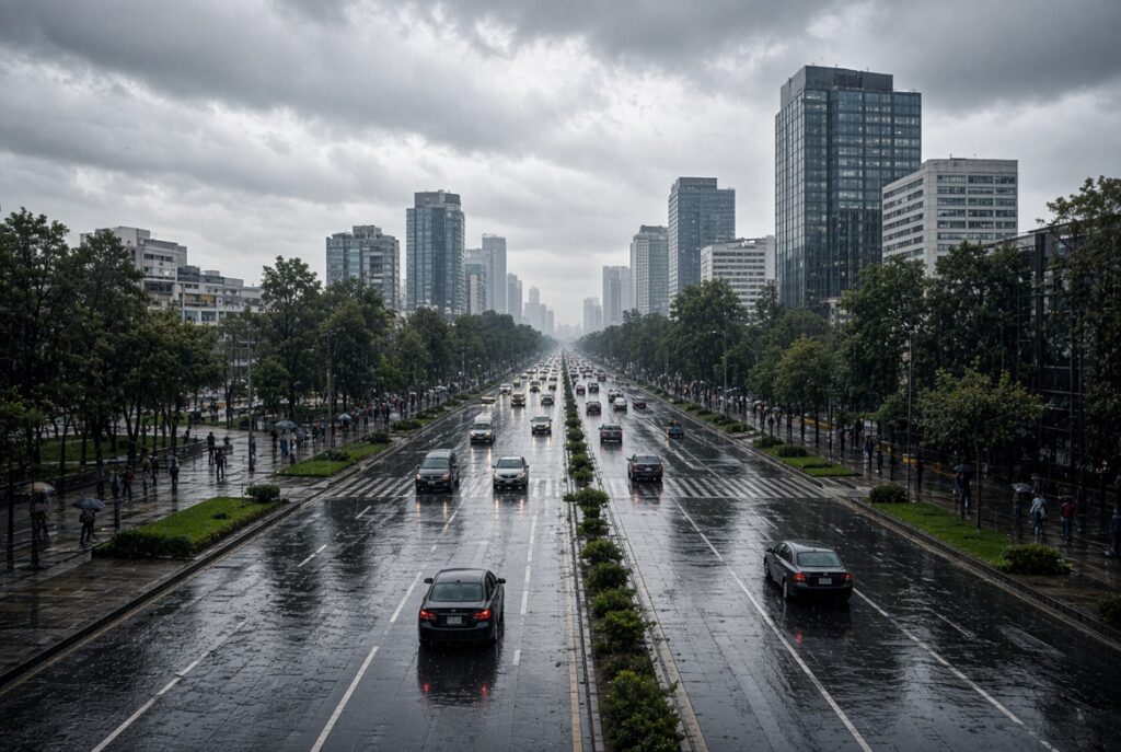Martes lluvioso en CDMX: habrá cielo nublado y rachas de viento de hasta 40 km/h