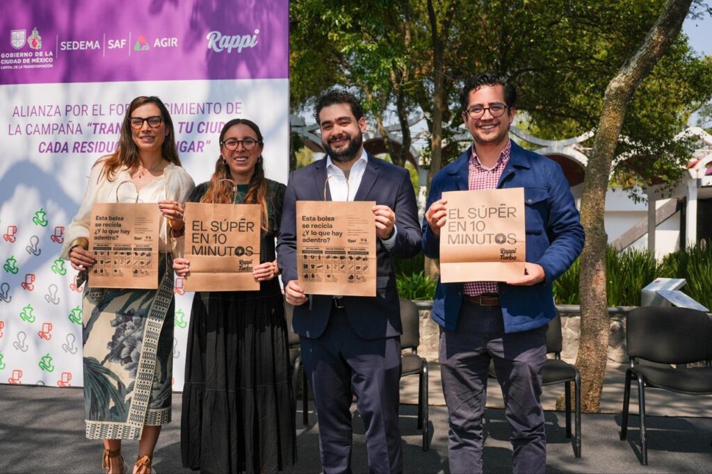 Gobierno de CDMX apuesta por alianza con Rappi para mejorar separación de basura