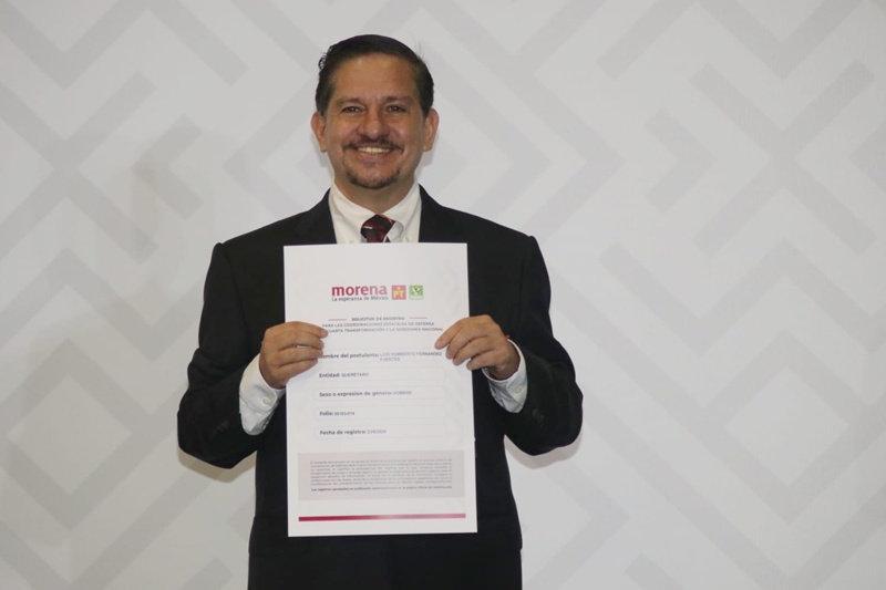 Morena activa registro de Luis Humberto Fernández para coordinar Querétaro