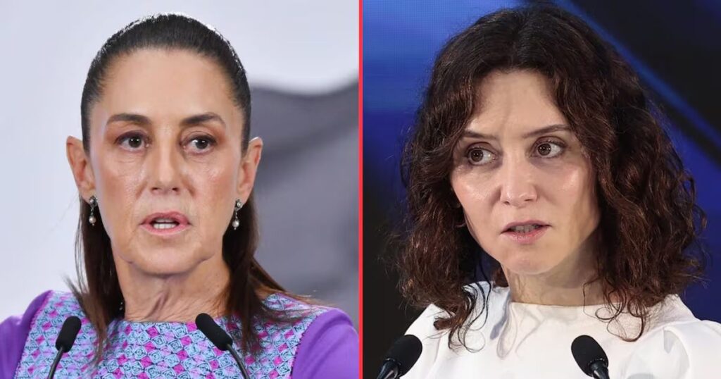 Ayuso afirma que Sheinbaum la vetó por reunirse con oposición mexicana