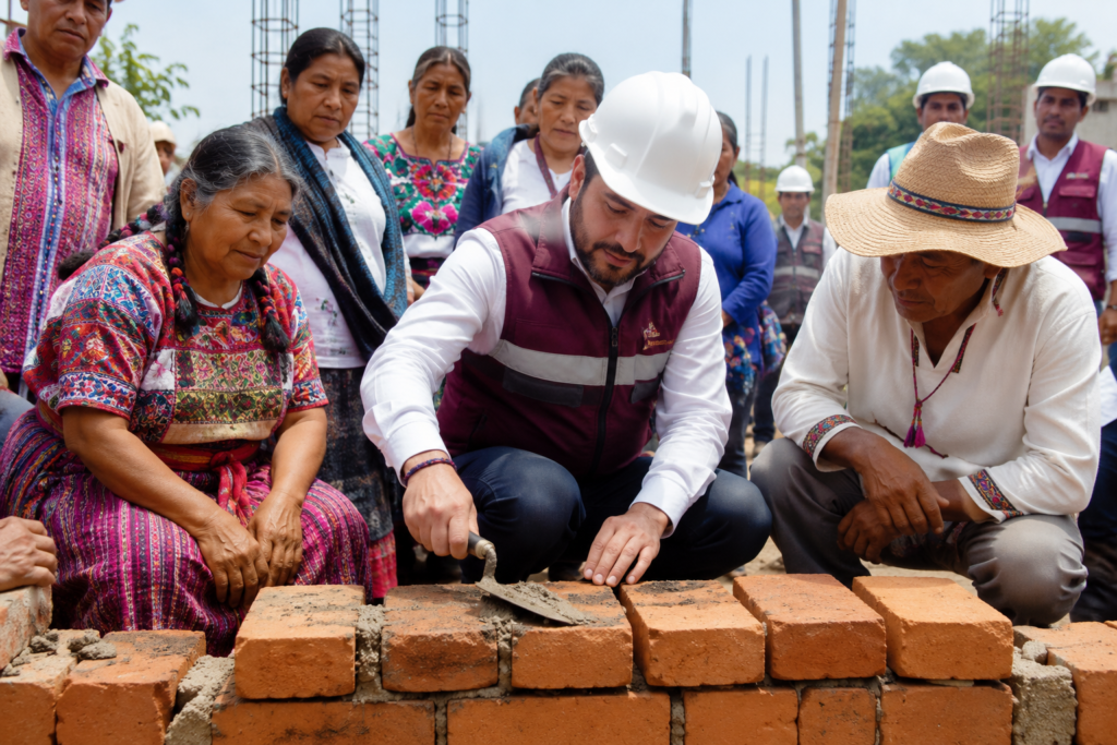 Vivienda digna para comunidades indígenas: inicia construcción de 50 casas en CDMX