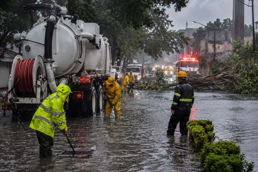 Más de 25.9 millones de m³ de lluvia golpean la CDMX; autoridades mantienen alertas por nuevas tormentas
