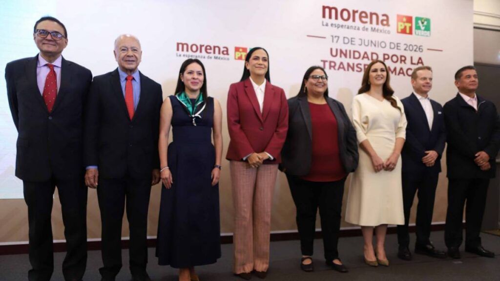 Morena, PT y Verde arrancan ruta por gubernaturas de 2027