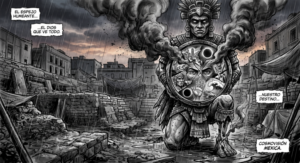 Espejo de obsidiana de Tezcatlipoca revela secretos de la cosmovisión mexica en el Centro Histórico